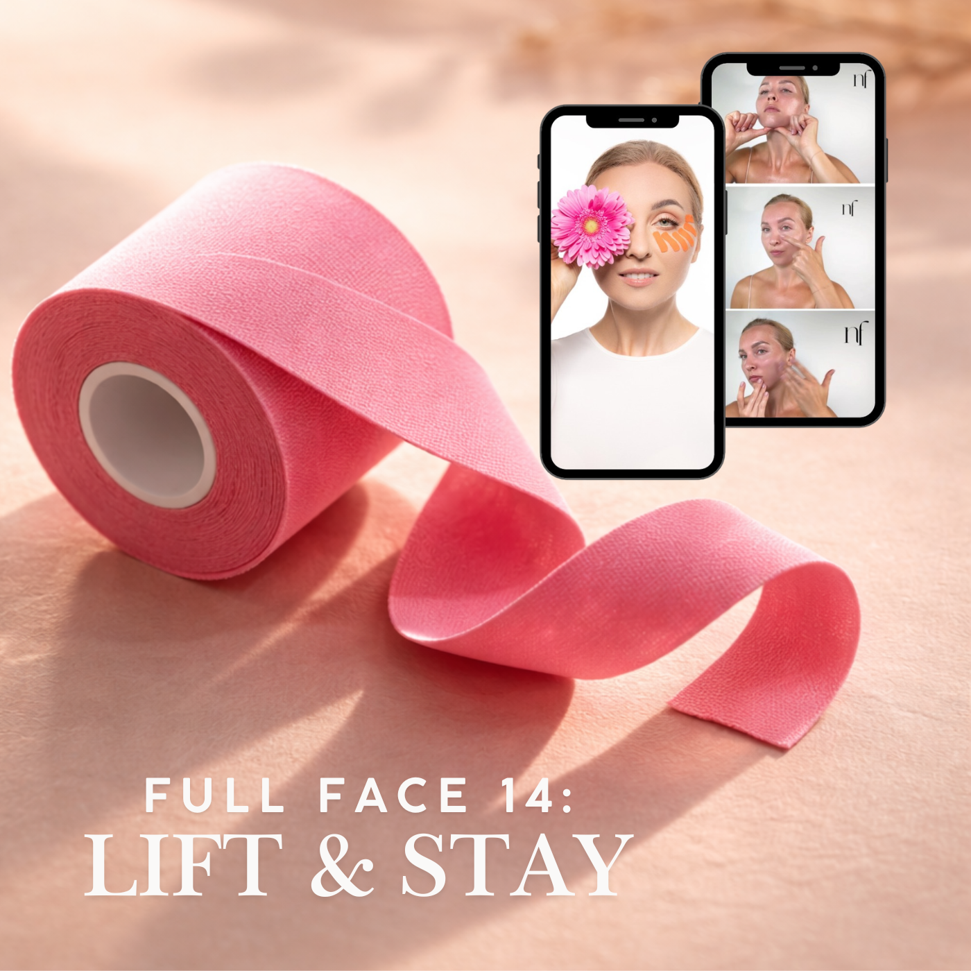 Full Face 14-Day Sculpting Program + prezent Beauty Tapes