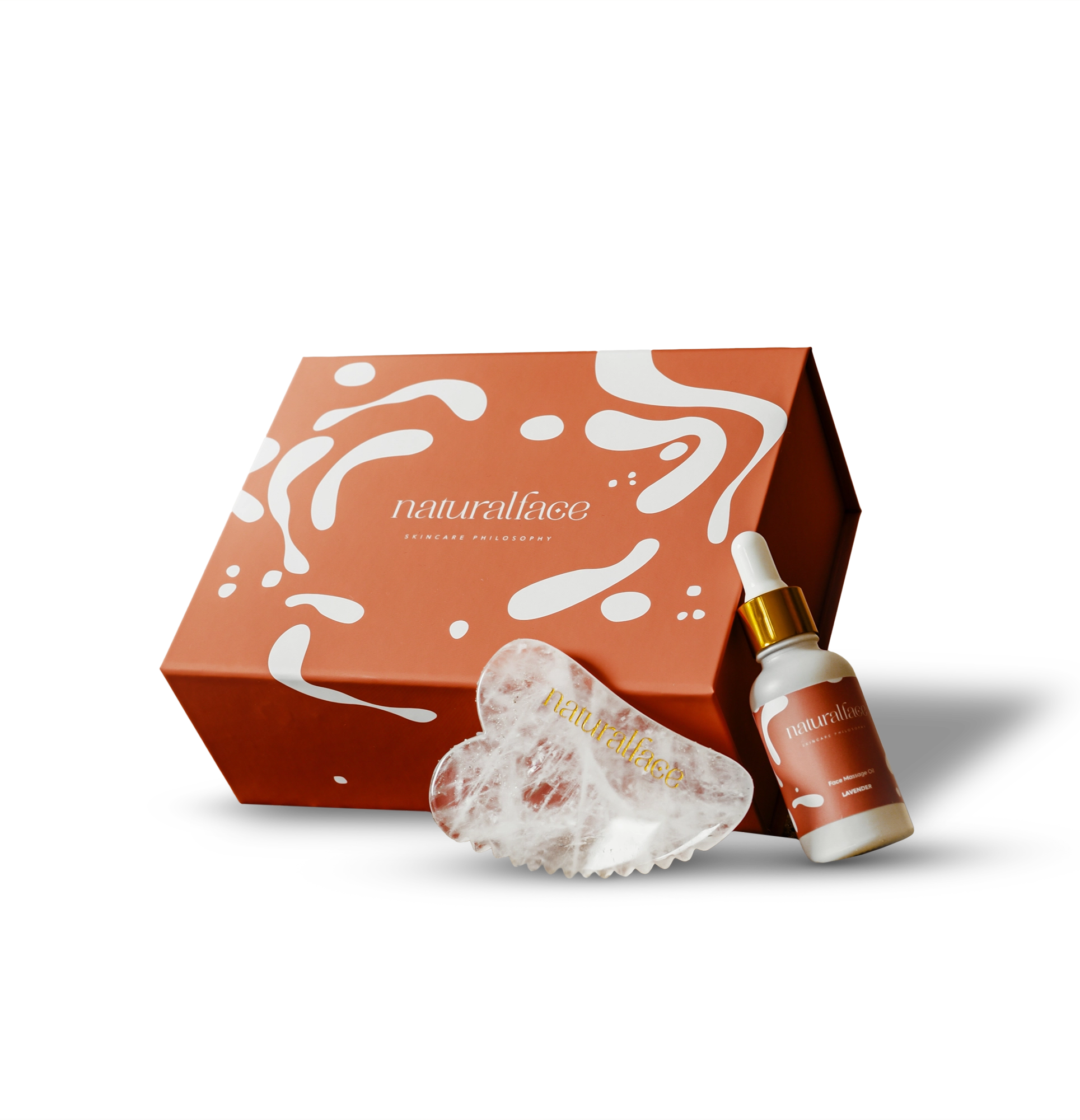 Natural Face Box White + Prezent