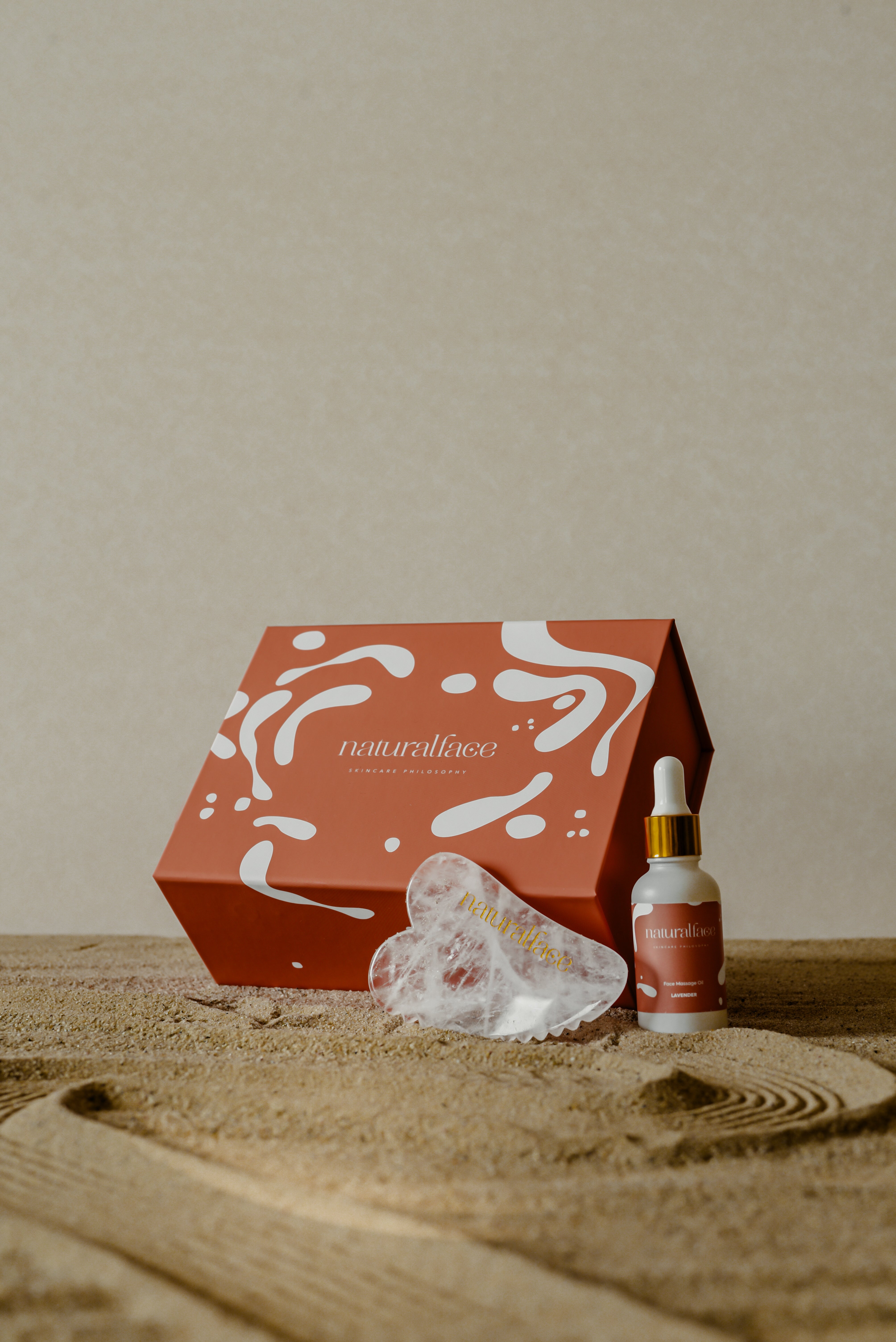 Natural Face Box Orange